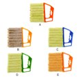 thumbnail image 2 of Cepillo ciego Microfibra Lavable Aire acondicionado Persianas Cortinas Ventana Desmontable Escombros Herramienta de limpieza de mano Accesorios Amarillo Inevent HA059637-05, 2 of 7