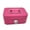 Pink, variant on Nmdmisc Small Cash Box with Money Tray,Small Safe with Key,4.53"x 3.35"x 2.28" Gray