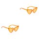 thumbnail image 1 of Jumpingount Gafas de sol con estilo, creativas, simples, para mujer, en forma de corazón, multifuncional, estilo novedoso, suministro de viaje, tipo 10 2Conjunto, 1 of 6