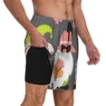 thumbnail image 2 of Daiia Summer Gnome 1 Mens Swim Trunks Swim Shorts Quick Dry Swim Shorts with Mesh Lining Pockets-Small, 2 of 9