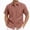 Cedar, variant on Men's Short Sleeve Button Up Guayabera Shirt - White - M