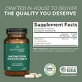 thumbnail image 3 of Prominent Nutrition Magnesium Bisglycinate Capsules, Brain Health Support, Magnesium Supplement, 240 mg, 45 Day Supply, 3 of 8