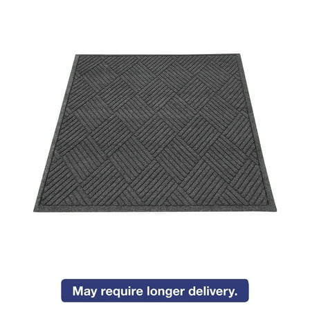 Guardian EcoGuard Diamond Floor Mat, Rectangular, 36 x 48, Charcoal