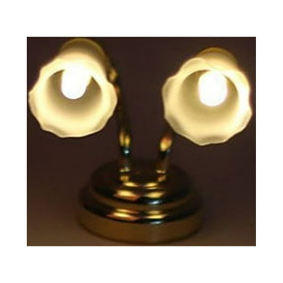 NUOLUX 1Pcs Small Led Light Cordless Mini Lamp Metal Plastic For 1:12 Dollhouse Miniature Decor