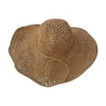 thumbnail image 2 of Wancir Women's Wide Brim Sun Hat UPF50+ Bohemian Style with Adjustable Chin Strap for Beach/Outdoor, 2 of 2