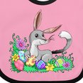 thumbnail image 4 of Inktastic Easter Bilby with Eggs and Flowers Boys or Girls Baby Bib, 4 of 4