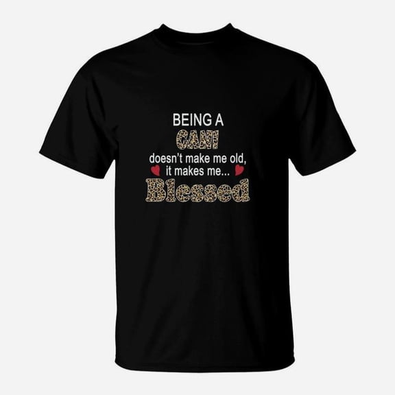 Being A Gani Does Not Make Me Old It Makes Me Blessed Women Quote Leopard TShirt