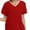 Red, variant on Womens T Shirts Short Sleeve V Neck Casual Summer Tops Tshirts with Pocket