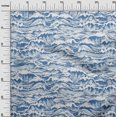 thumbnail image 3 of oneOone Cotton Cambric White Fabric Asian Japanese Wave Diy Clothing Quilting Fabric Print Fabric By Yard 42 Inch Wide, 3 of 4