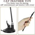 thumbnail image 4 of Cat Feather Toys With Bell And Suction Cup, Interactive Kittens Wand Teaser Gift, 4 of 5