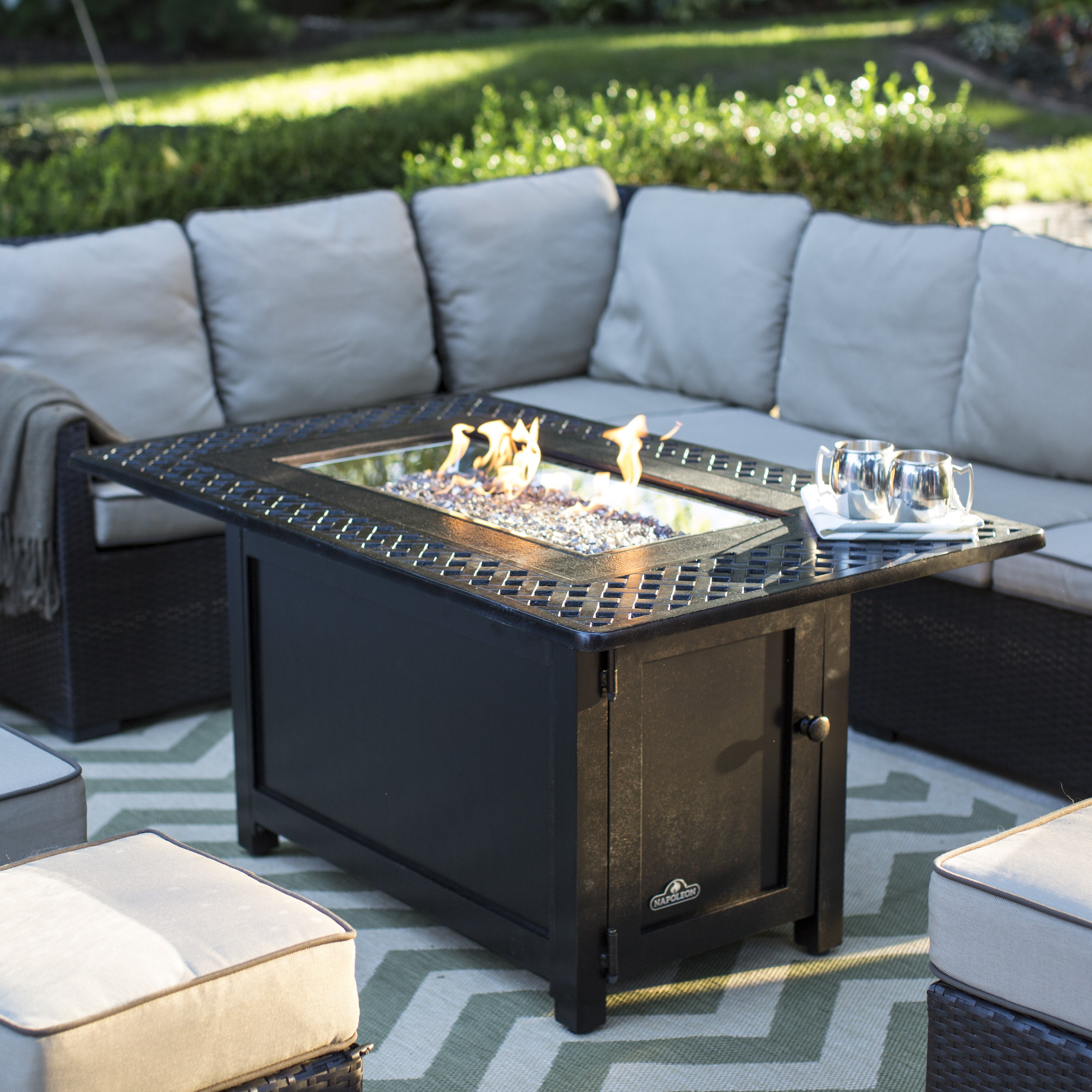 Patio Table With Gas Fire Home