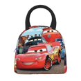 thumbnail image 2 of Bolsa de almuerzo portátil con aislamiento de Cars Lightning Mcqueen, bolsa de mano térmica con bolsillo frontal para hombres, mujeres y adolescentes, 2 of 7