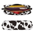 thumbnail image 2 of Fotbe Cow Skin 2 Estuche para Lápices de Cuero con Estampado, Estuche con Cremallera Resistente, Organizador Compacto y Elegante para Papelería, 2 of 7