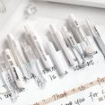 thumbnail image 4 of 5Pcs Simplicity Fashion Gel Pen Set Solid Color Cute Quick Drying Neutral Pens Lovely Student Stationery School Office Supplies, 4 of 9