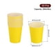 thumbnail image 2 of Vasos de papel desechables coloridos, 50 PCS 9 OZ Juguetes educativos creativos Suministros de manualidades, Vasos de papel DIY (Amarillo), 2 of 6