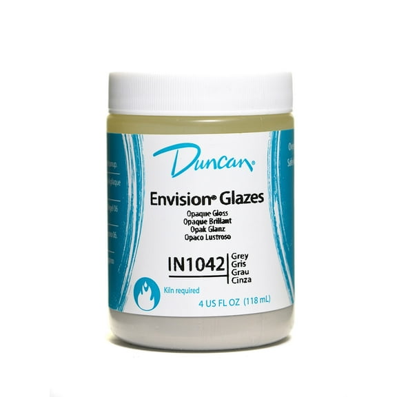 Envision Glazes grey, opaque, 4 oz. (pack of 4)