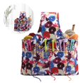 thumbnail image 2 of Bolsa De Agujas De Tejer Bolsa Estampada De Tela Suave Flores Coloridas Bolsa De Ganchillo Suéter Con Tres Pequeños Agujeros Asa Bolsa De Almacenamiento Para Mujeres Regalo De Niña Eigraketly HA013392-00, 2 of 7