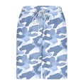 thumbnail image 4 of KIHOUT Men's Light Camo Print 2-in-1 Swim Trunks - 95% Polyester 5% Spandex, Drawstring Elastic Waist, Lined with Pockets for Beach, Pool and Summer Casual Wear, 4 of 6