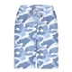 thumbnail image 4 of Ceisia Men's Camouflage Print Loose Fit Quick Dry Beach Shorts with Inner Lining Blue L Gifts, 4 of 6