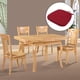 thumbnail image 5 of Cojín de asiento Yotijar antideslizante para comedor decoración hogar rojo, 5 of 10