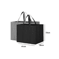 thumbnail image 2 of Sacs d'Épicerie Réutilisables, Lot de 10, Sacs de Magasinage Réutilisables de 35 L pour les Provisions de Cuisine, Sacs Fourre-Tout Pliables, 2 of 9