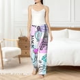 thumbnail image 4 of Sikiie Eiffel Tower and Hearts Women’s Ultra-Soft Comfy Lounge Pants Sleepwear Comfy Lounge Pants Drawstring Sleep Bottoms with PocketsMedium, 4 of 6