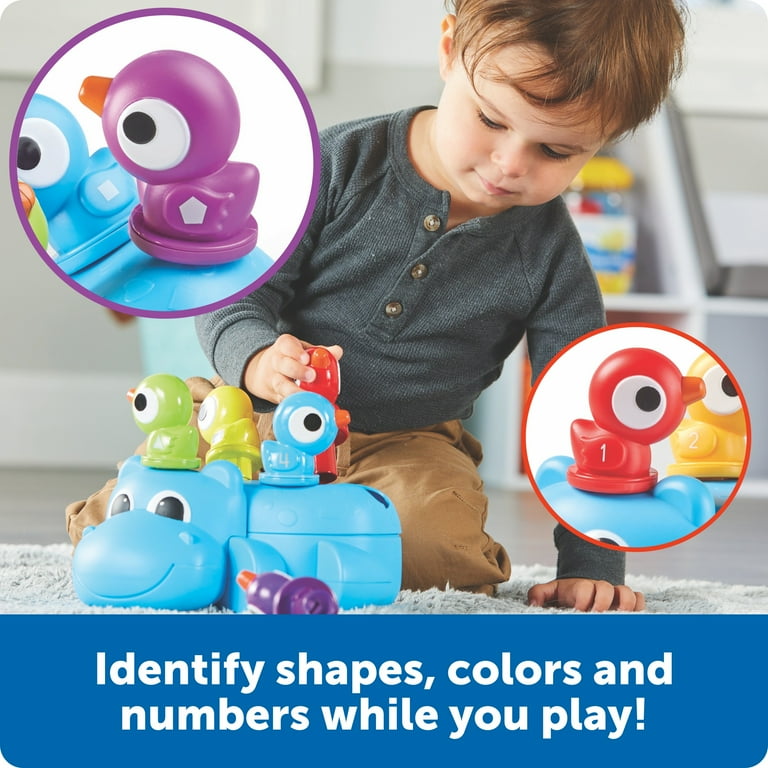 Learning Resources Huey The Fine Motor Hippo, Counting and Color