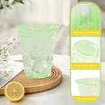thumbnail image 4 of JJEAN-50 Pack Green Clear Plastic Cups 12 oz Disposable Drinking Cups for Wedding Green Birthday Party Supplies, 4 of 4