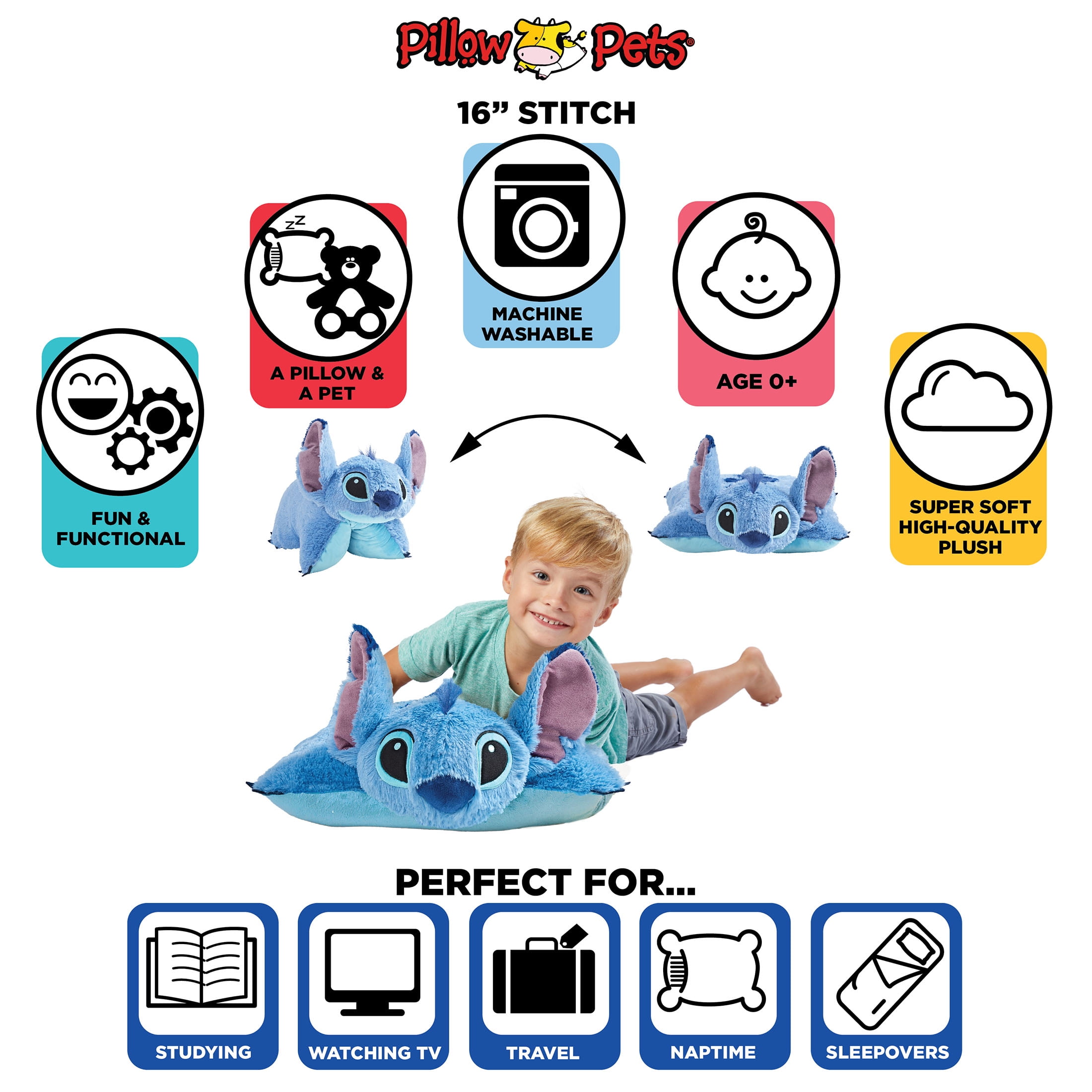 (3 pack) Stitch Disney Pillow Pet