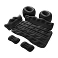 thumbnail image 1 of Cama de aire para coche, colchón inflable, asiento trasero, cama de camping para hoteles, tiendas de campaña Negro, 1 of 8