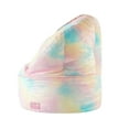 thumbnail image 5 of Heritage Kids Multicolored Tie Dye Unicorn Round Bean Bag for Children's Room Décor, 5 of 9
