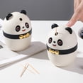 thumbnail image 2 of RYUJNDK Creative Panda Shape Toothpick Dispenser Convenient Press Mechanism for Home Dining Tables and Restaurants, 2 of 9