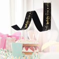 thumbnail image 4 of Guardoinrt Happy Birthday Ribbons DIY Gift Wrapping for Cake Flowers Box Black 20Yard 1.5cm 1Set, 4 of 6