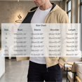 thumbnail image 4 of Mens Sweatshirt Nelozsy Men's Solid Color Half-Zip Hooded Casual Long Sleeve Sweatshirt Khaki S, 4 of 6