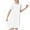 White, variant on FAIWAD Toddler Girls Nightgown Sleepwear Ruffle Sleeve Dresses Kids Summer Crewneck A Line Casual Pajama Dress Loungewear, 3-12Y