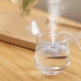 thumbnail image 1 of Humidificador de aire DC 5V 1A Ultrasónico Temporizado Mute Mist Maker Difusor de aroma Blanco 30 piezas, 1 of 4