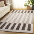 thumbnail image 2 of SAFAVIEH Vermont Jannine Striped Area Rug, Ivory/Grey, 8' x 10', 2 of 10