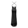 thumbnail image 5 of Wdgfv Wedding Dresses for Bride 2025 White Beach Boho Lace Bridal Gowns with Train Black XL, 5 of 5