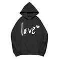 thumbnail image 6 of Aoiroe Valentine'S Day T-Shirt Y2k Hoodies Oversized Trendy Fall Winter Basic Oversized Hoodie Hoodies For Women Pullover Valentines Shirts For Women Fall Sweatshirts For Women Y2k Hoodie Black L, 6 of 6