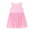 thumbnail image 6 of HWJAD Girls Unicorn Tulle Dresses Toddler Sleeveless Tutu Dress Kids Play Casual Sundress, 6 of 9