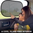thumbnail image 3 of EcoNour Car Window Sunshade for Baby 4 Pack, UV Heat Protection, Side Window Shades for Kids 20x12, 3 of 9