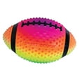 thumbnail image 2 of (2 pack) Sport Design Durable Bumpy Grip Surface Football, Neon Rainbow, 2 of 2