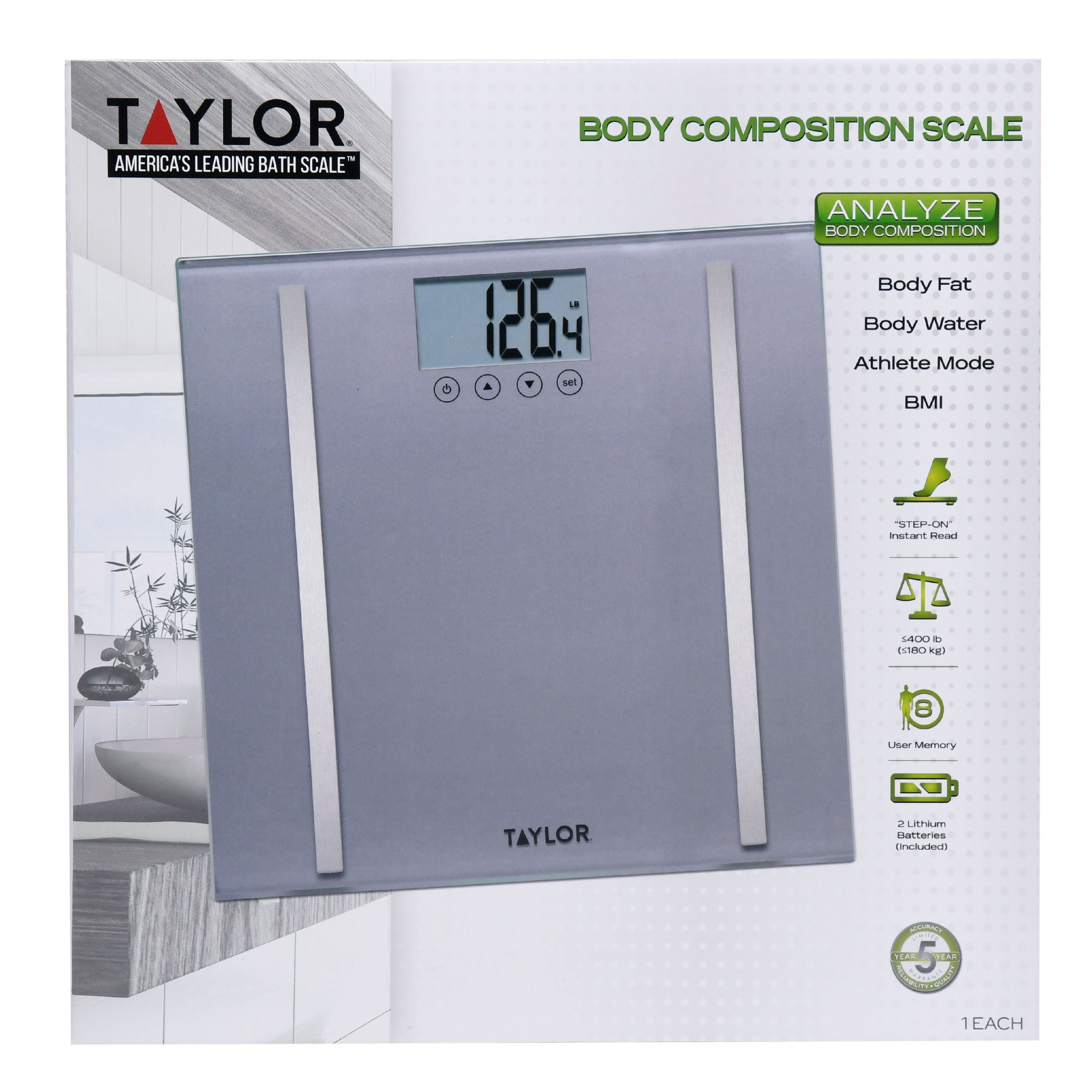 Taylor Glass Body Analysis Scale