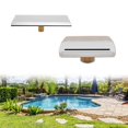 thumbnail image 2 of Swimming Pool Waterfall Outlet Nozzle Wall Mounted Waterfall Water Outlet Nozzle Waterfall Fount Easy to Install, 2 of 5