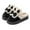 Black, variant on Slippers for Women Wide Memory Foam Soft Warm Shoes Fuzzy Indoor And Outdoor Cozy Thick Home Slippers