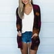 thumbnail image 1 of Puntoco Abrigo Mujer Impresión Manga Larga Casual Tops Blusa con Bolsillo Cárdigan Outwear Liquidación Puntoco Puntoco-1, 1 of 5