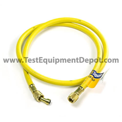 Yellow Jacket 18160 60", Yellow, 3/8" Straight X 3/8" 45°, Plus II B