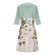 thumbnail image 5 of Conjuntos de Camisas Para Mujer, Dos Piezas, Estampado, Cuello Redondo, Elegante, Línea A, Vestido Con Tirantes Y Cárdigan de Media Manga, Conjunto de Tops, Traje Odeerbi  ODB124978, 5 of 5