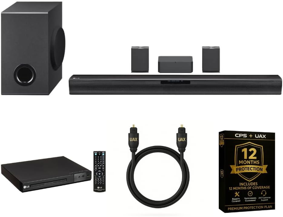 LG 2.1 Channel Sound Bar with Wireless Subwoofer and