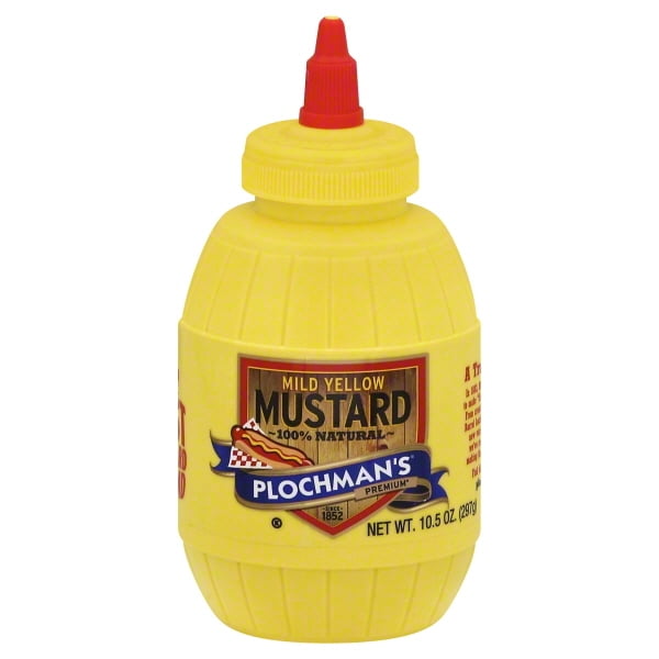 Plochman's Premium Mild Yellow Mustard, 10.5 oz